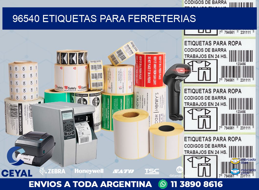 96540 ETIQUETAS PARA FERRETERIAS