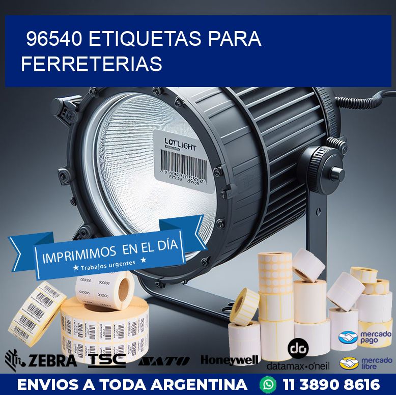 96540 ETIQUETAS PARA FERRETERIAS