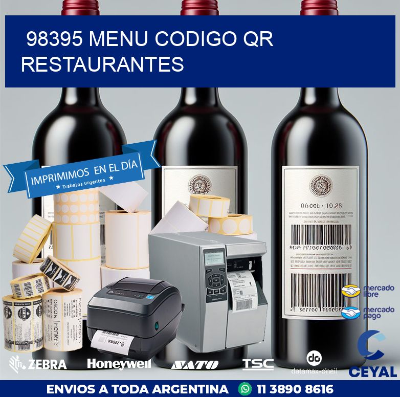 98395 MENU CODIGO QR RESTAURANTES