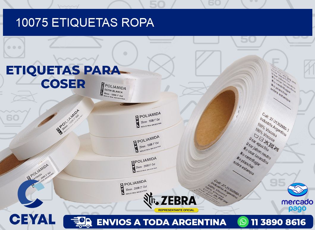 10075 ETIQUETAS ROPA