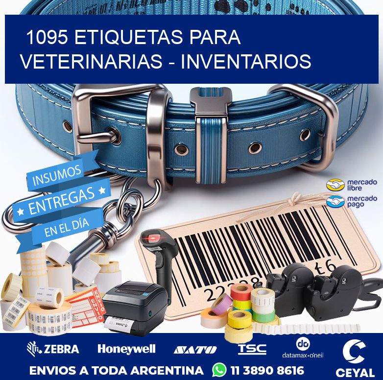 1095 ETIQUETAS PARA VETERINARIAS - INVENTARIOS