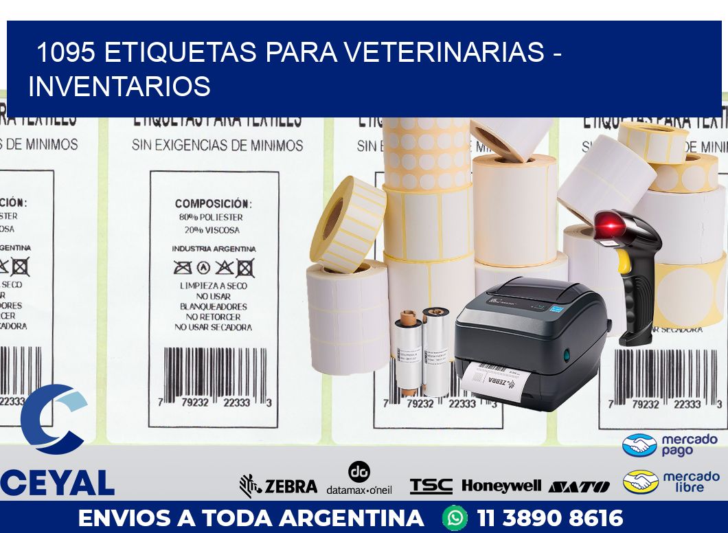 1095 ETIQUETAS PARA VETERINARIAS - INVENTARIOS