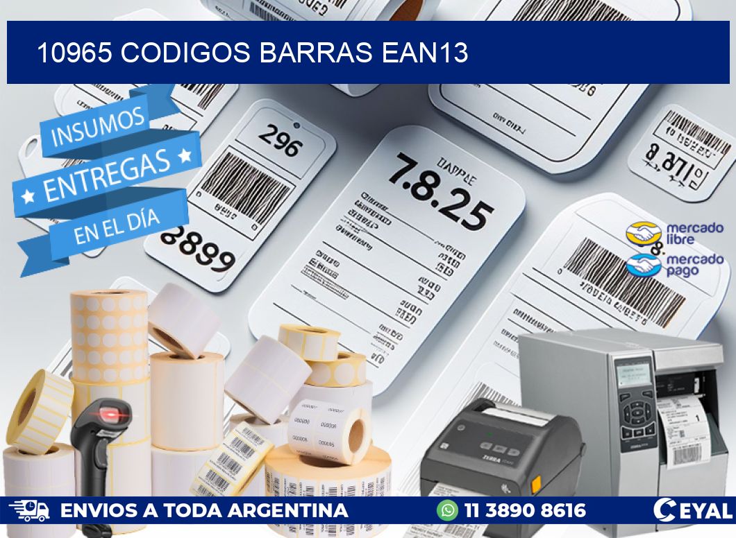 10965 CODIGOS BARRAS EAN13