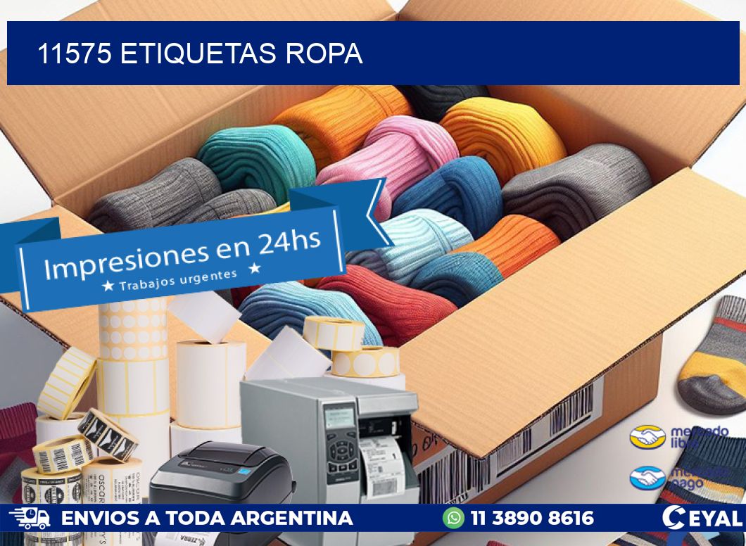 11575 ETIQUETAS ROPA