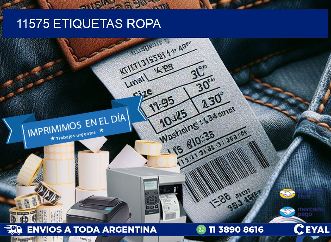 11575 ETIQUETAS ROPA