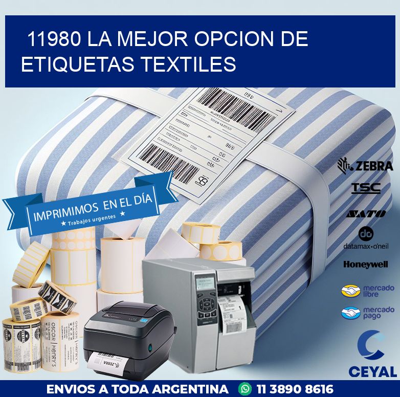 11980 LA MEJOR OPCION DE ETIQUETAS TEXTILES