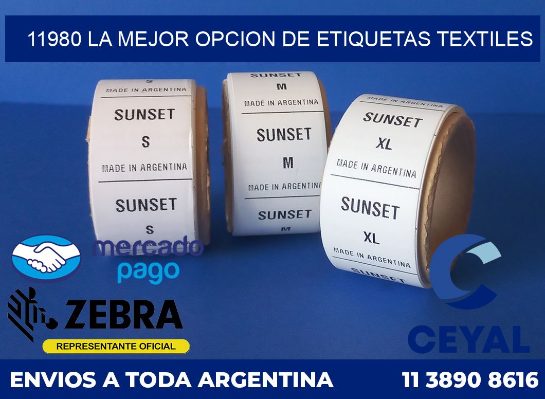 11980 LA MEJOR OPCION DE ETIQUETAS TEXTILES