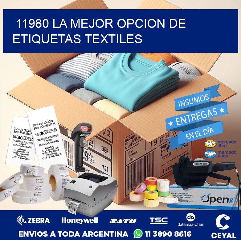 11980 LA MEJOR OPCION DE ETIQUETAS TEXTILES