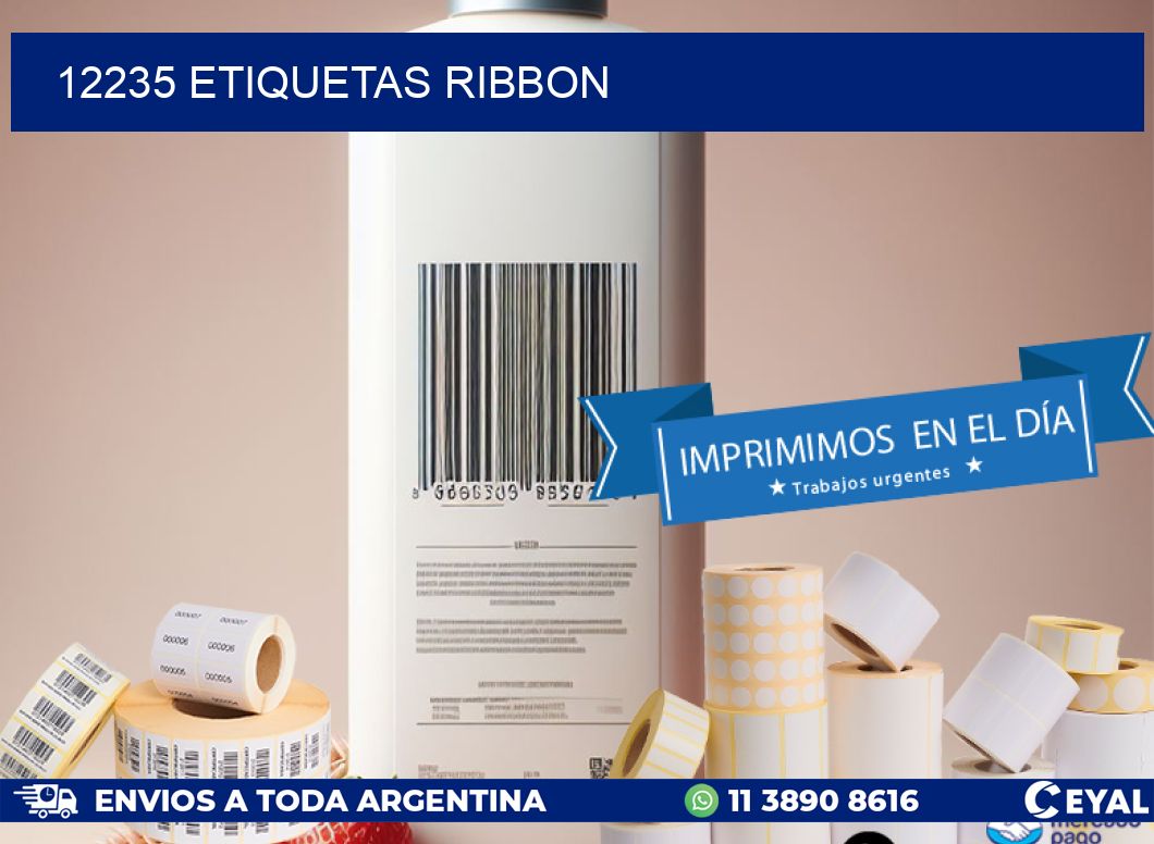 12235 ETIQUETAS RIBBON