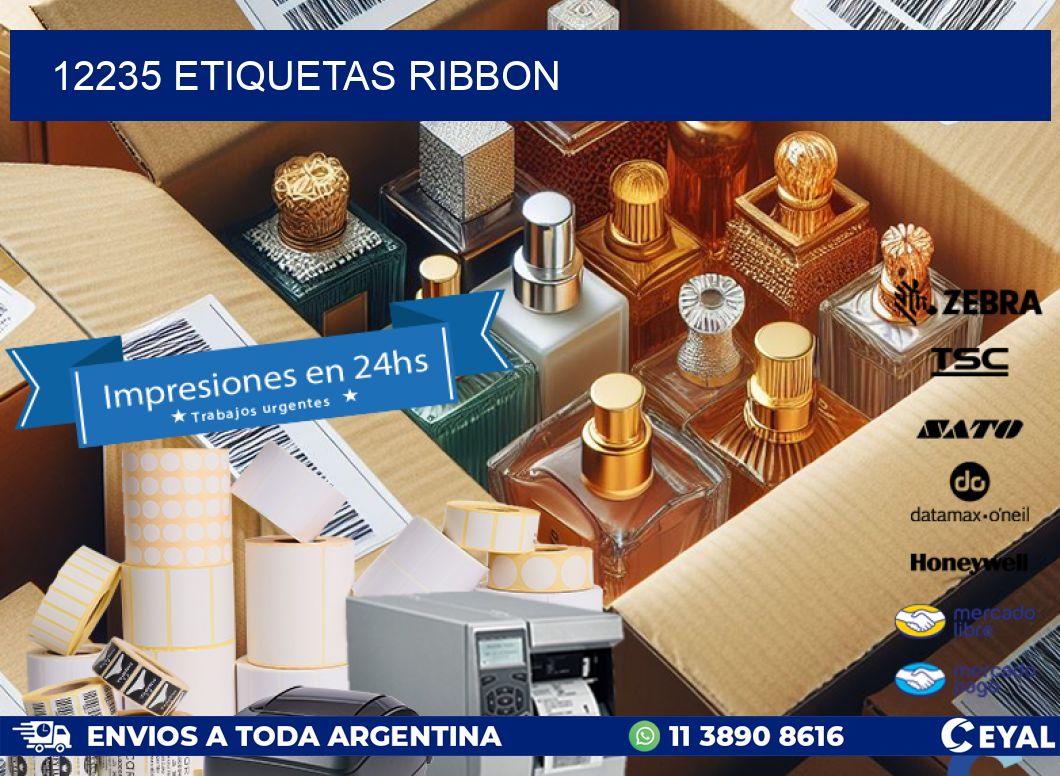 12235 ETIQUETAS RIBBON