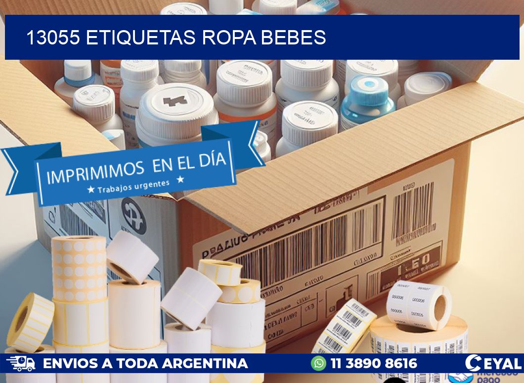 13055 ETIQUETAS ROPA BEBES