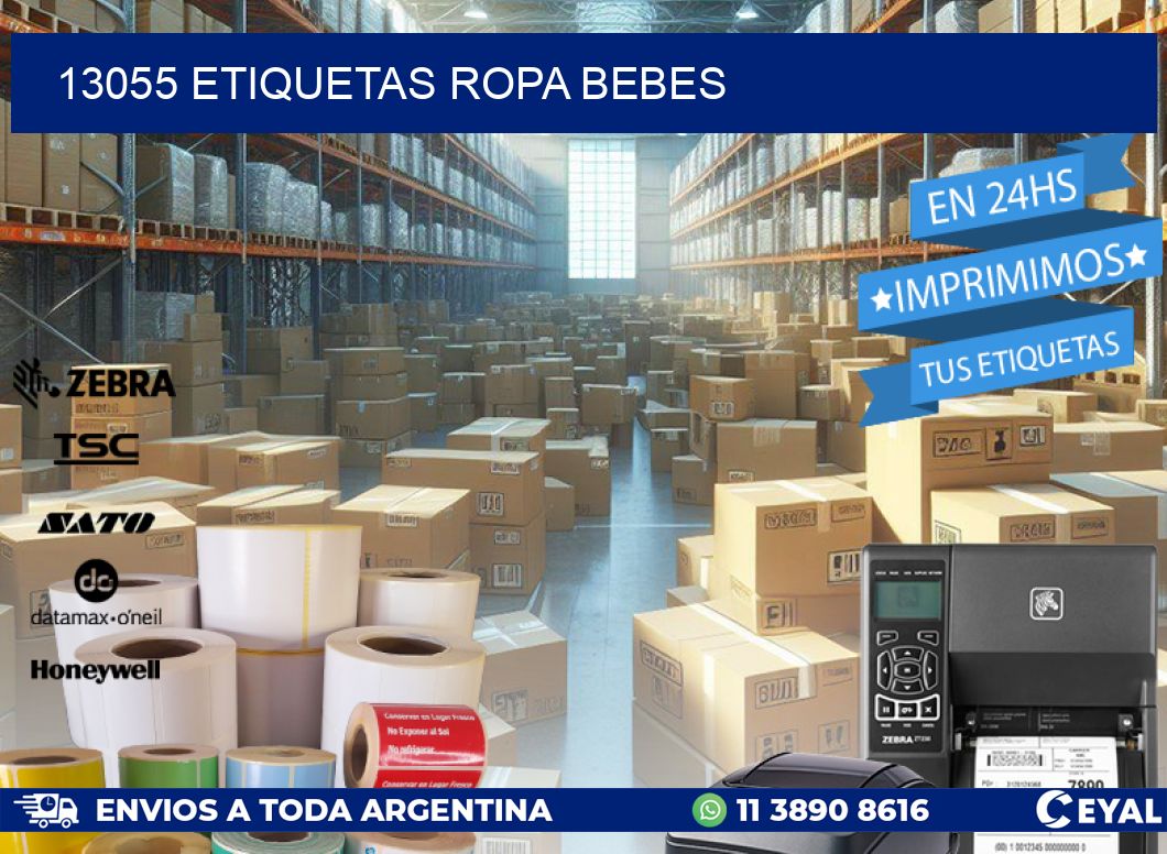13055 ETIQUETAS ROPA BEBES