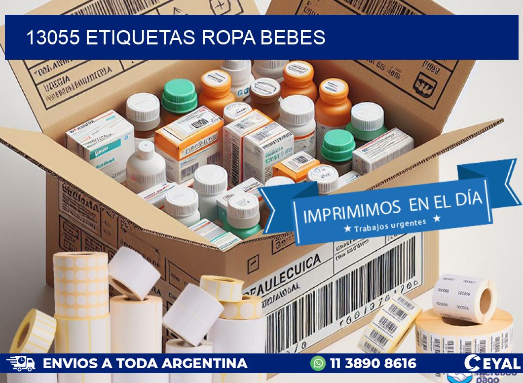 13055 ETIQUETAS ROPA BEBES