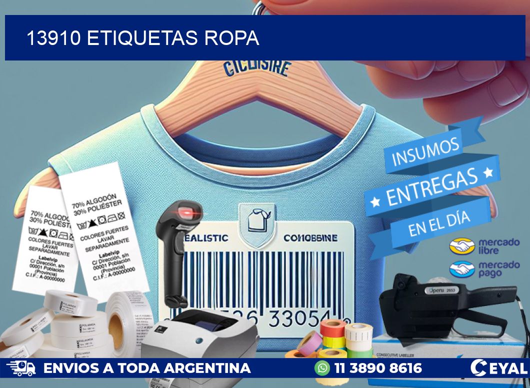 13910 ETIQUETAS ROPA