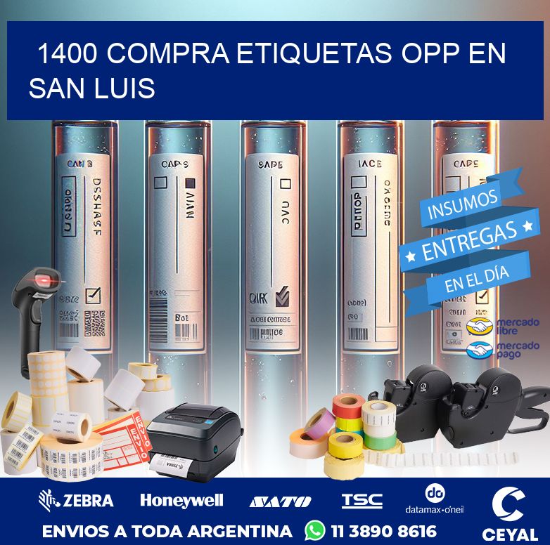 1400 COMPRA ETIQUETAS OPP EN SAN LUIS