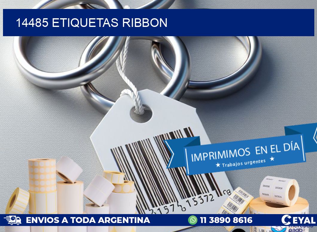 14485 ETIQUETAS RIBBON