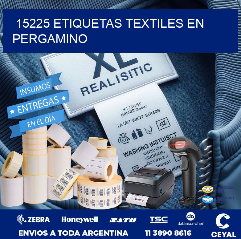 15225 ETIQUETAS TEXTILES EN PERGAMINO
