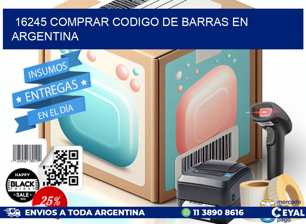 16245 Comprar Codigo de Barras en Argentina