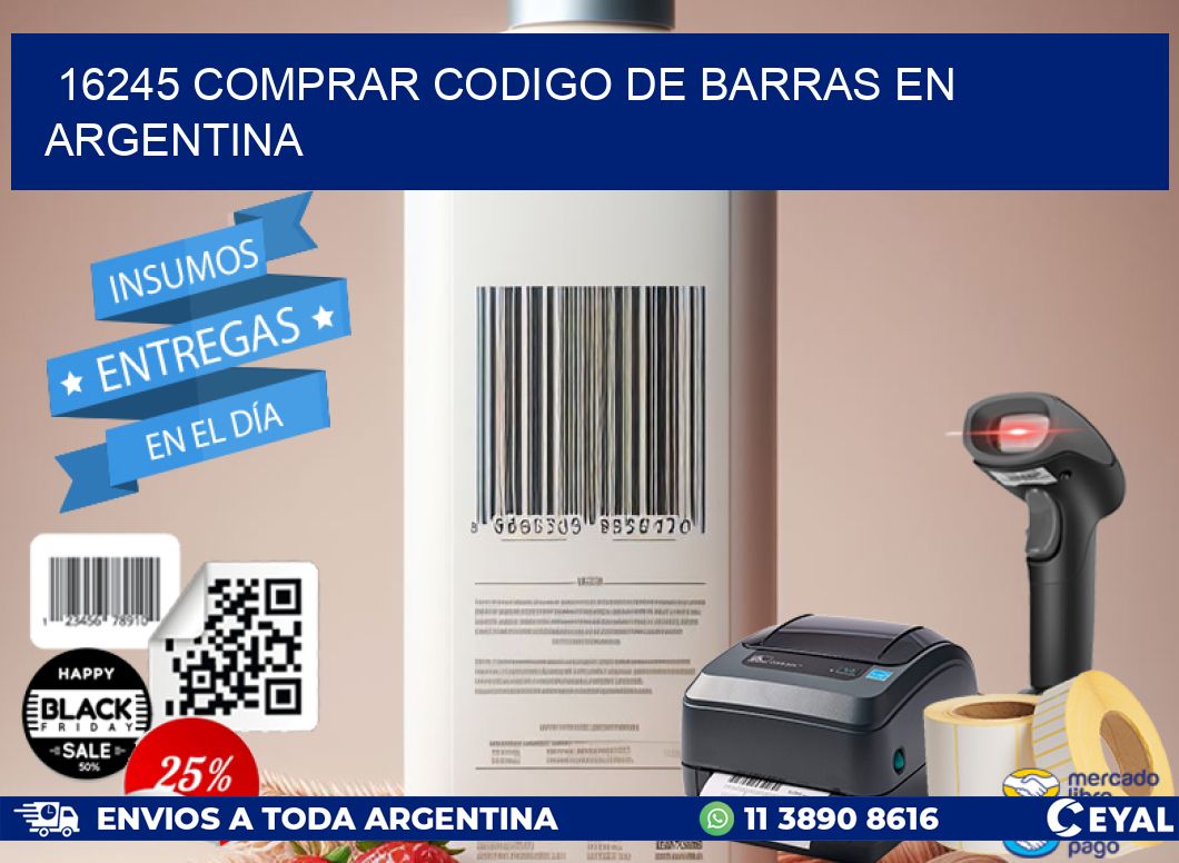 16245 Comprar Codigo de Barras en Argentina