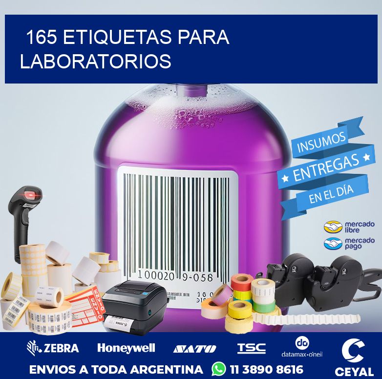 165 ETIQUETAS PARA LABORATORIOS