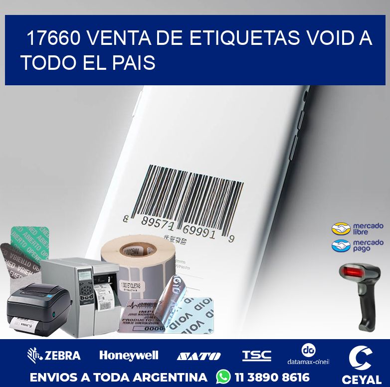 17660 VENTA DE ETIQUETAS VOID A TODO EL PAIS