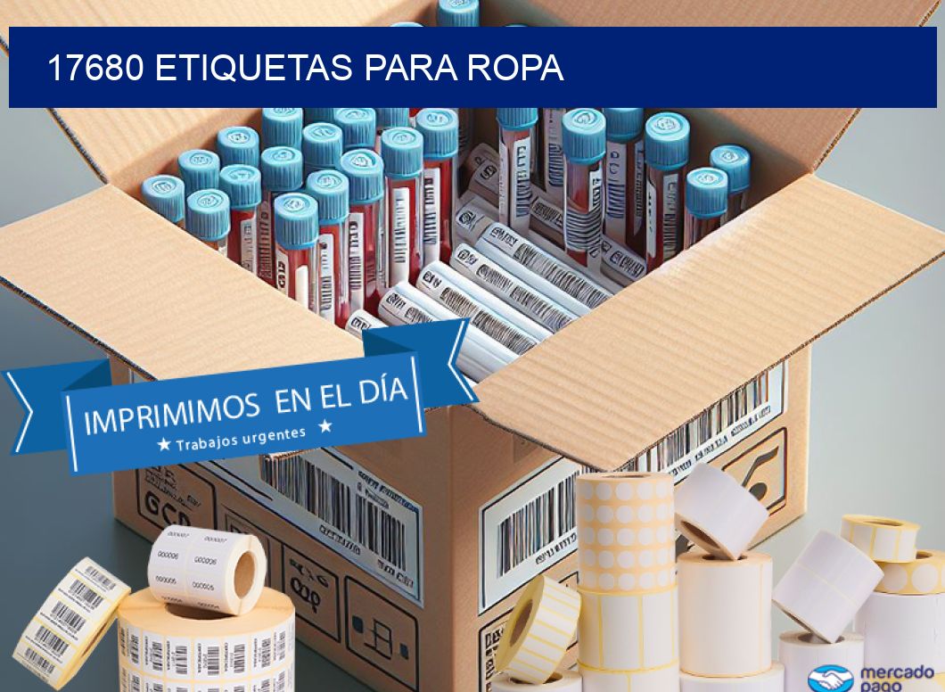 17680 etiquetas para ropa