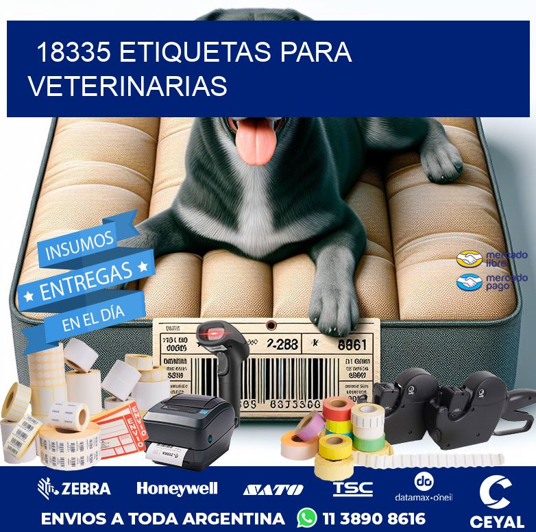 18335 ETIQUETAS PARA VETERINARIAS