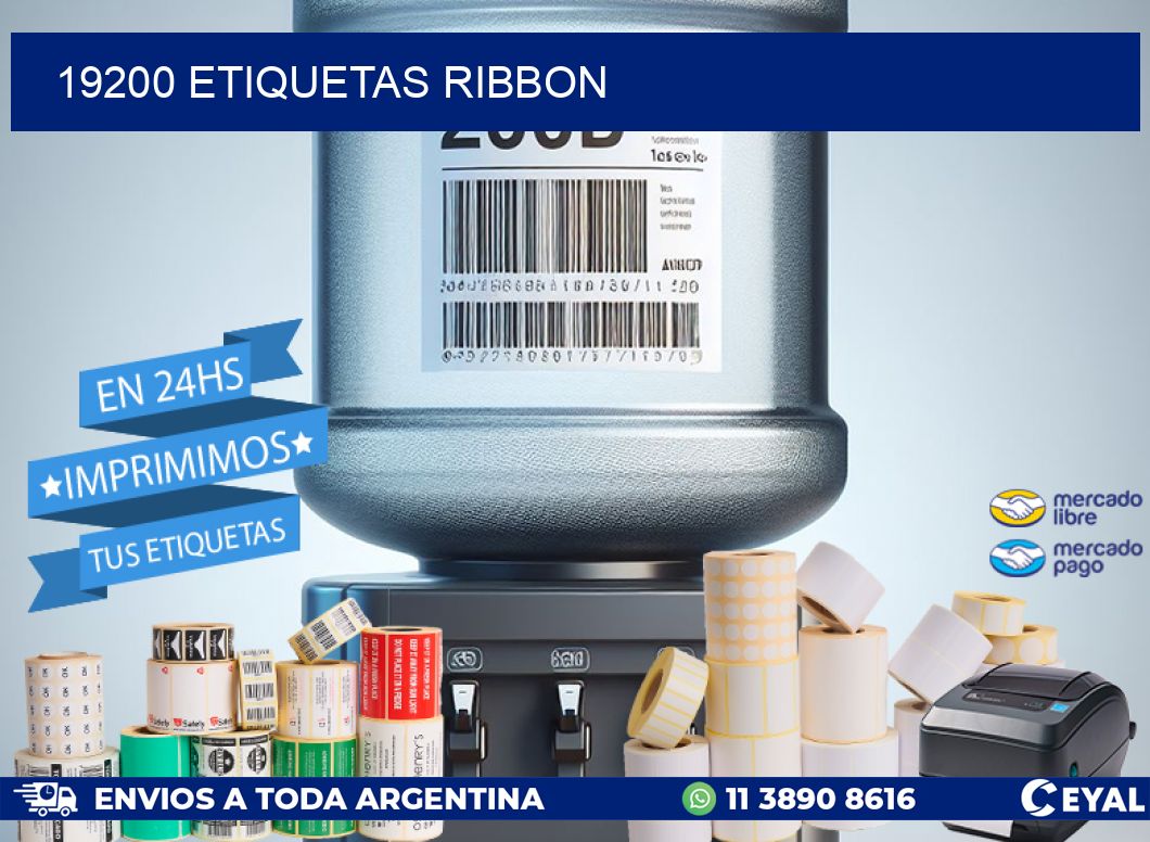 19200 ETIQUETAS RIBBON
