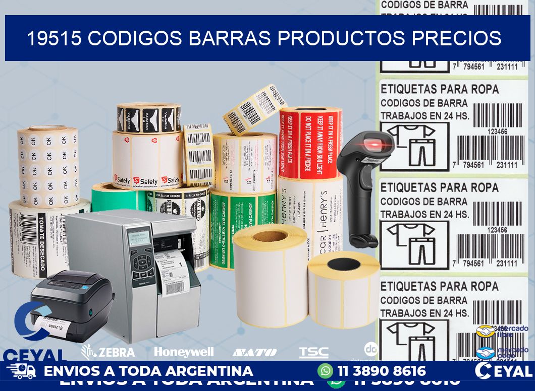19515 CODIGOS BARRAS PRODUCTOS PRECIOS