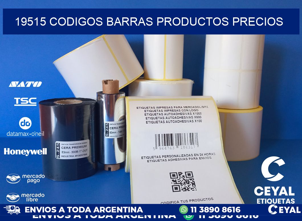 19515 CODIGOS BARRAS PRODUCTOS PRECIOS