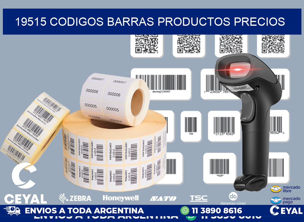 19515 CODIGOS BARRAS PRODUCTOS PRECIOS