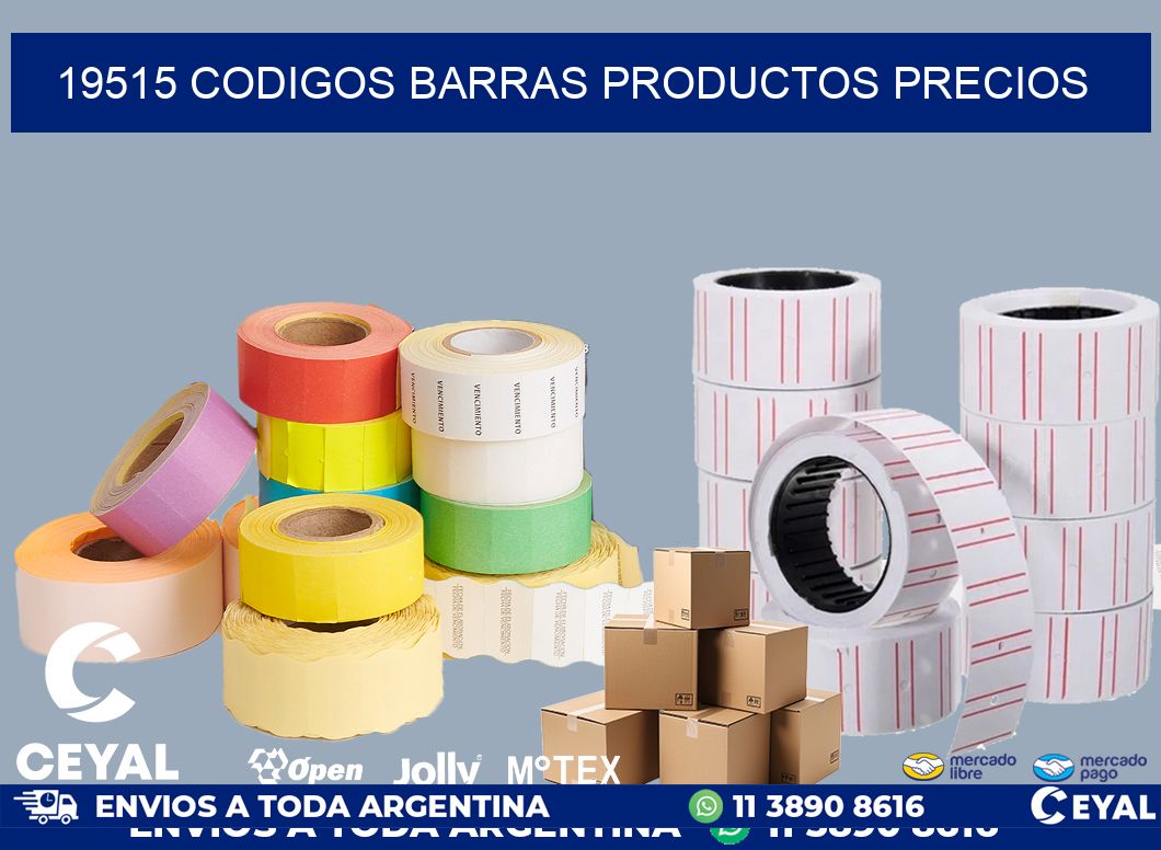 19515 CODIGOS BARRAS PRODUCTOS PRECIOS