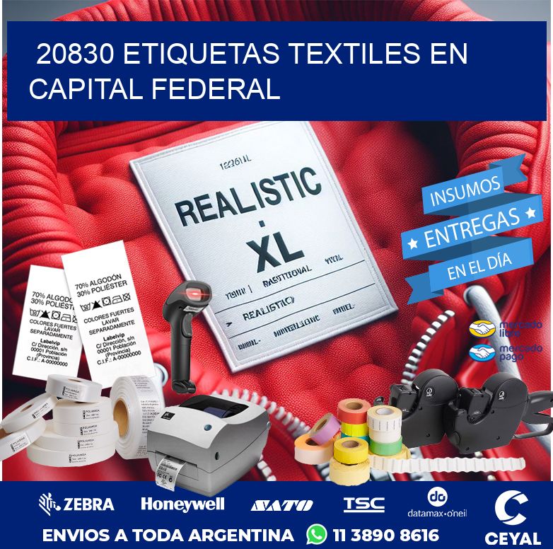 20830 ETIQUETAS TEXTILES EN CAPITAL FEDERAL