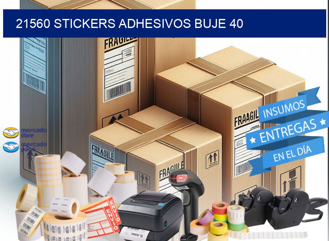 21560 STICKERS ADHESIVOS BUJE 40