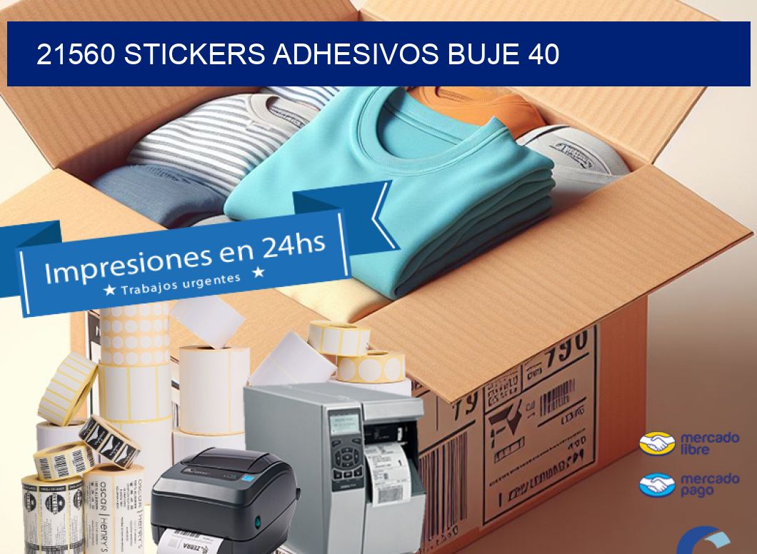 21560 STICKERS ADHESIVOS BUJE 40