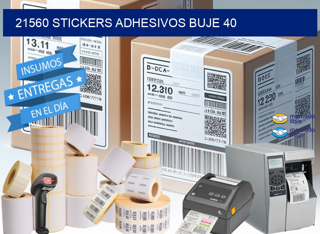 21560 STICKERS ADHESIVOS BUJE 40