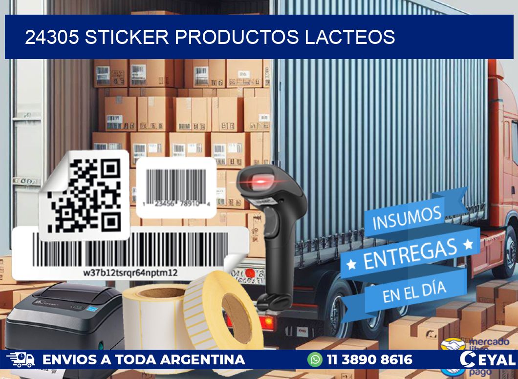 24305 STICKER PRODUCTOS LACTEOS