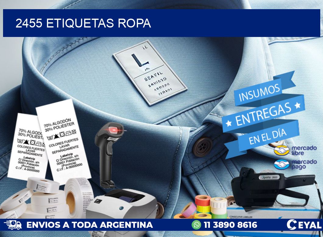 2455 ETIQUETAS ROPA