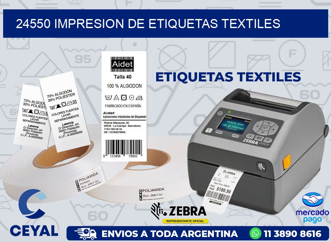 24550 IMPRESION DE ETIQUETAS TEXTILES
