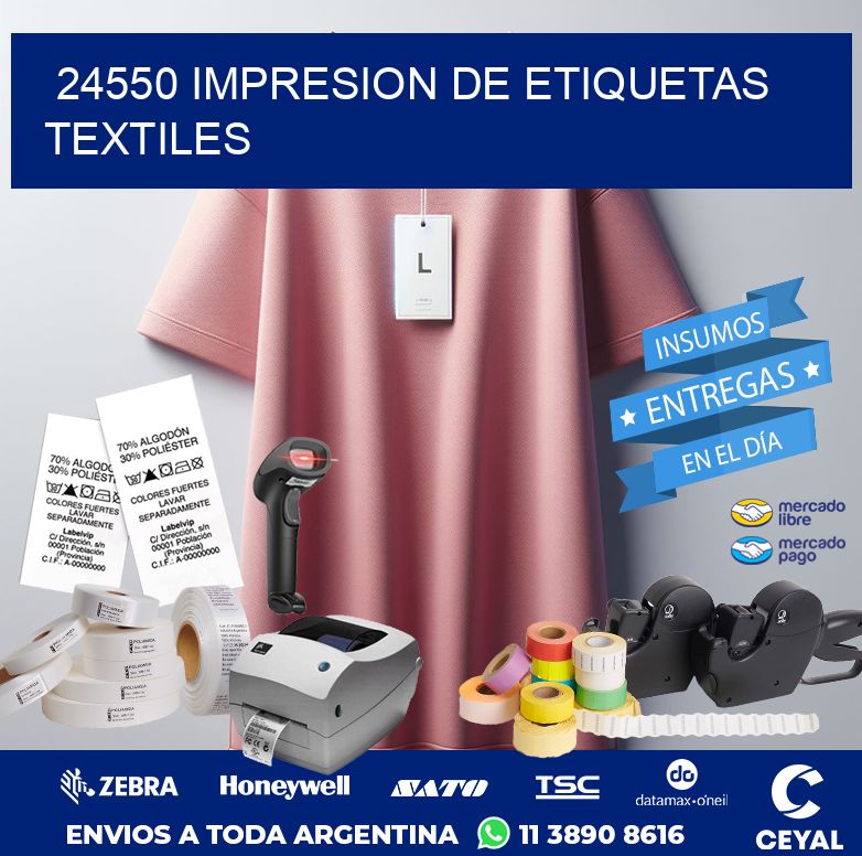 24550 IMPRESION DE ETIQUETAS TEXTILES