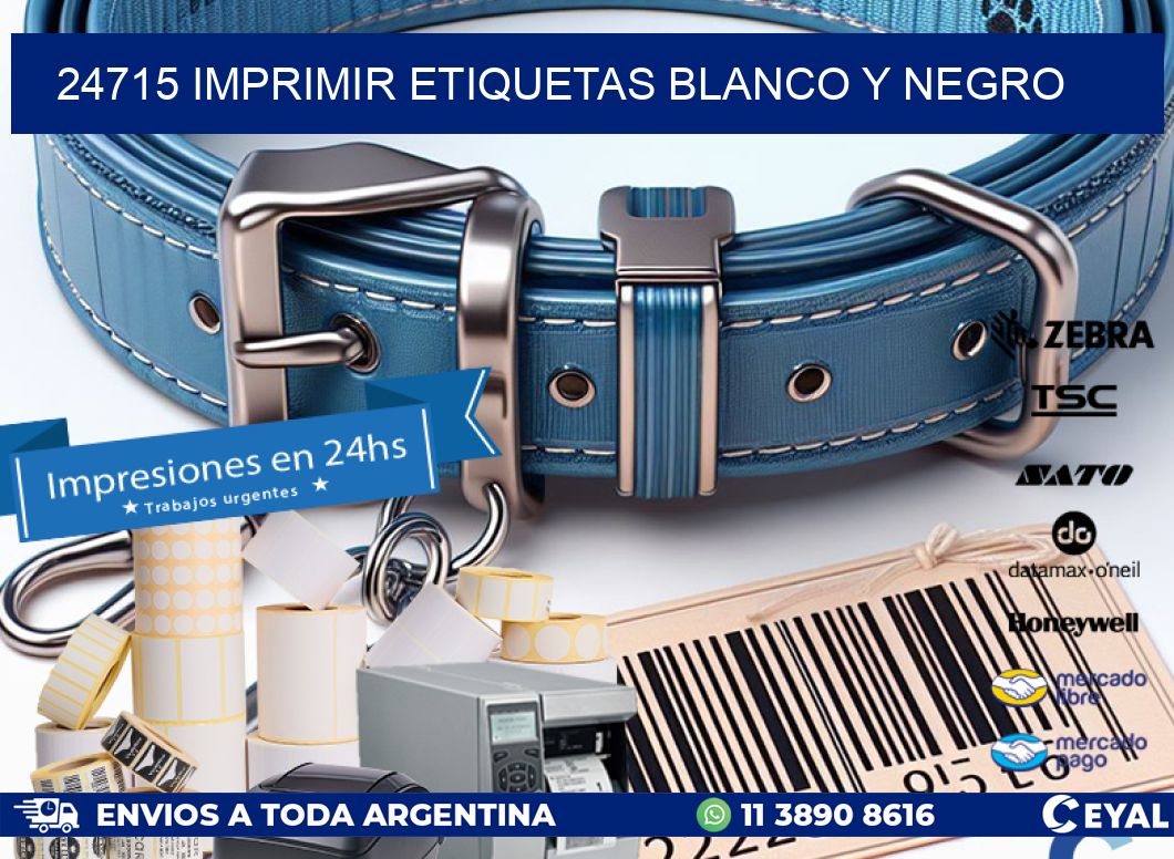 24715 imprimir etiquetas blanco y negro