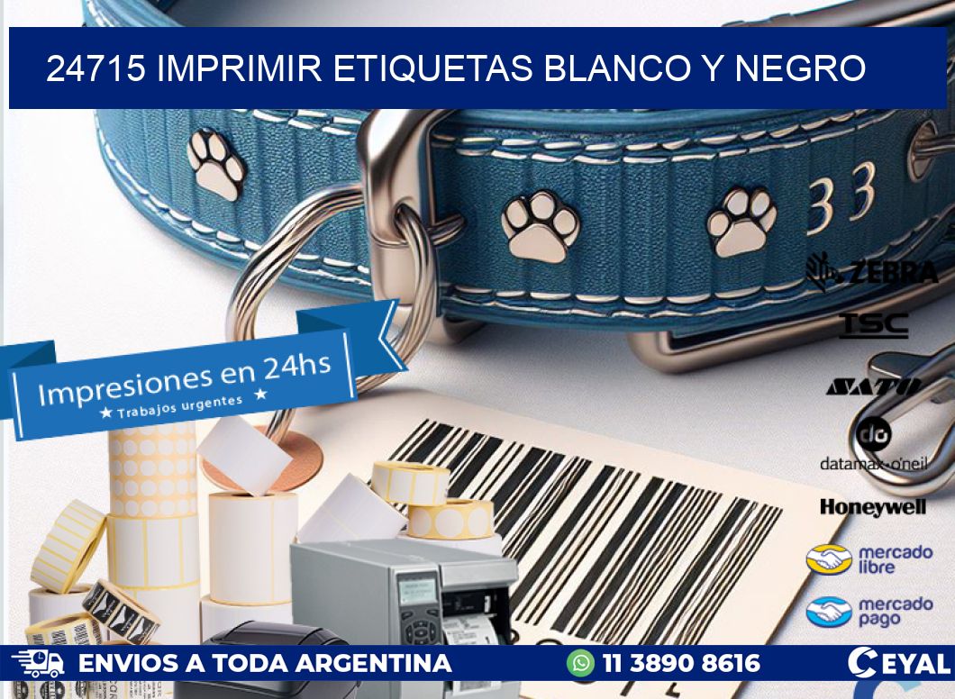 24715 imprimir etiquetas blanco y negro