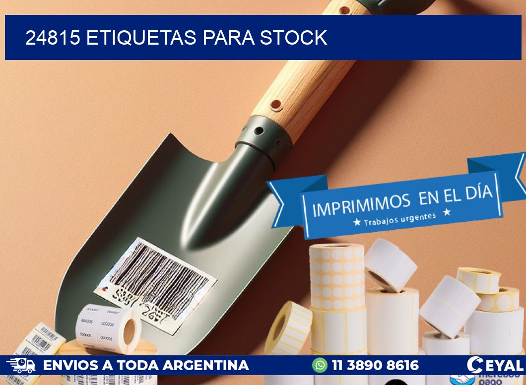 24815 ETIQUETAS PARA STOCK