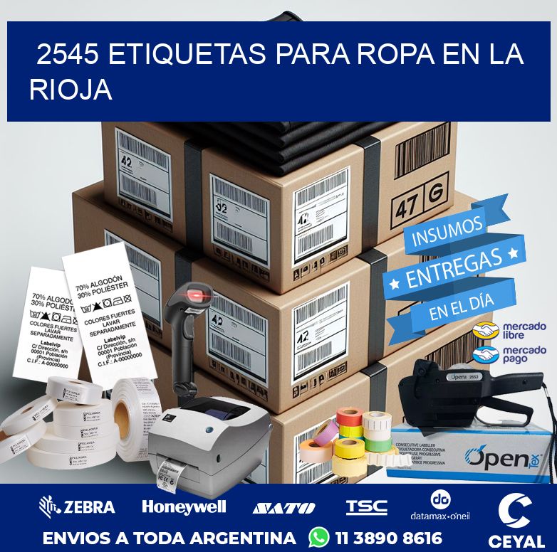 2545 ETIQUETAS PARA ROPA EN LA RIOJA