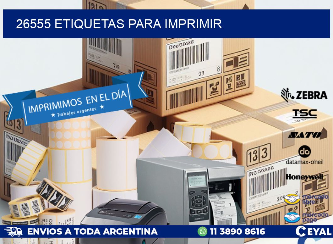 26555 ETIQUETAS PARA IMPRIMIR