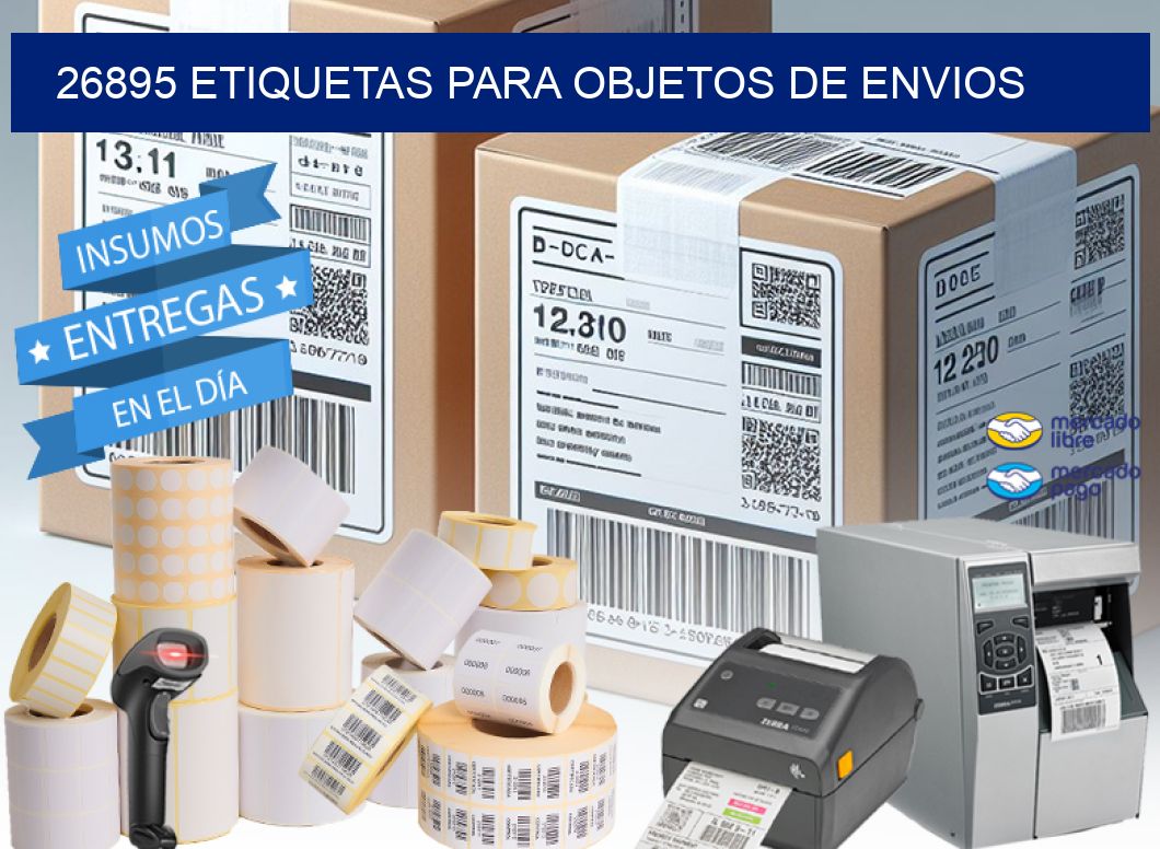 26895 etiquetas para objetos de envios