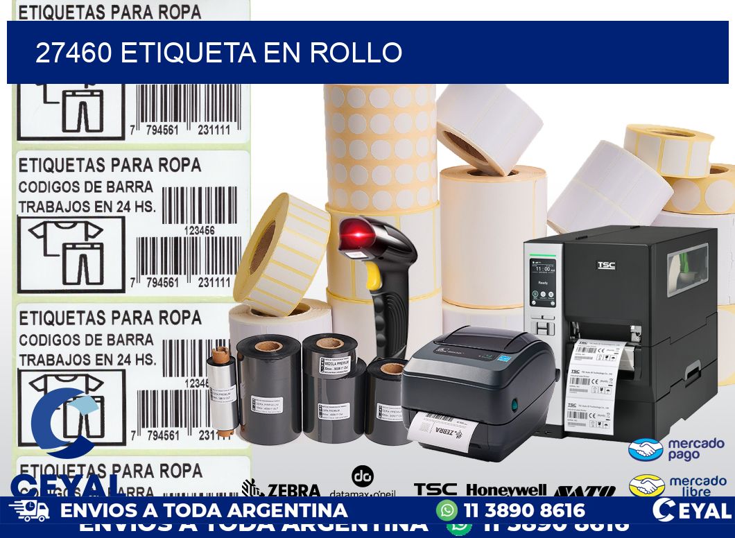 27460 Etiqueta en rollo