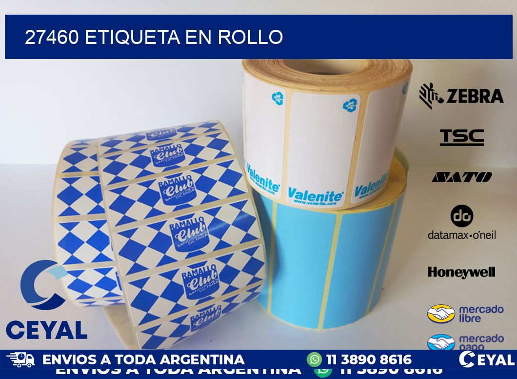 27460 Etiqueta en rollo