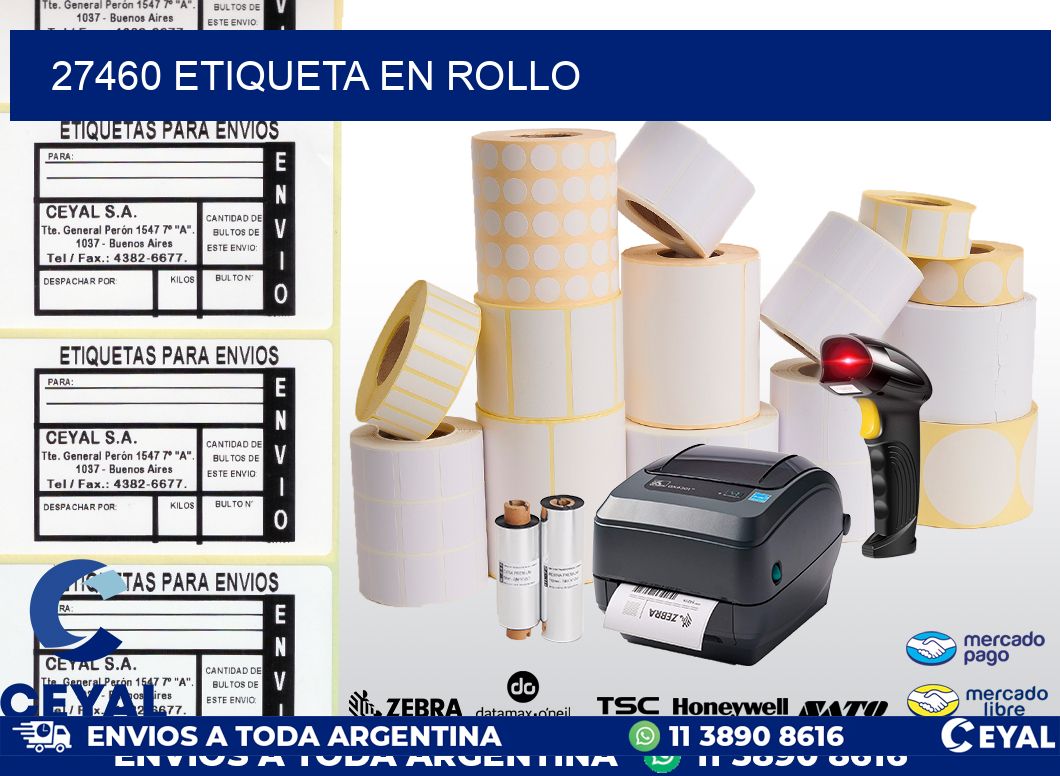 27460 Etiqueta en rollo