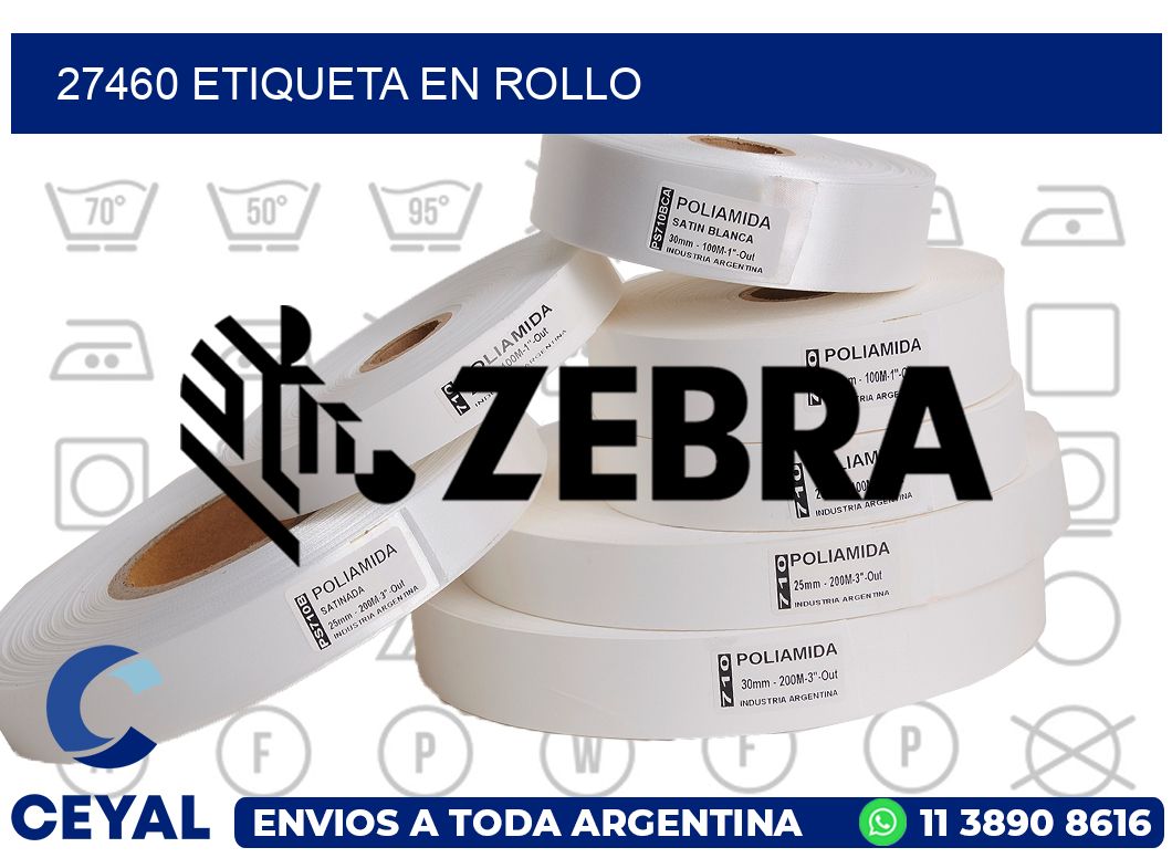 27460 Etiqueta en rollo